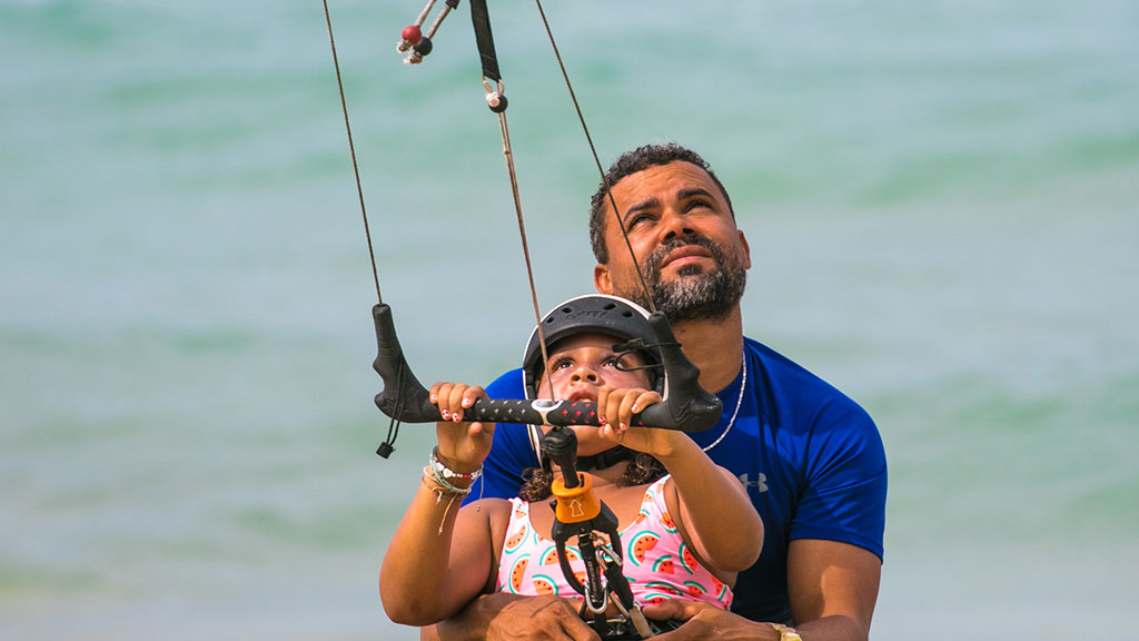 Jose Luis and Ali at Cabarete Kite Point